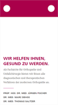 Mobile Screenshot of orthopaedisches-zentrum.eu
